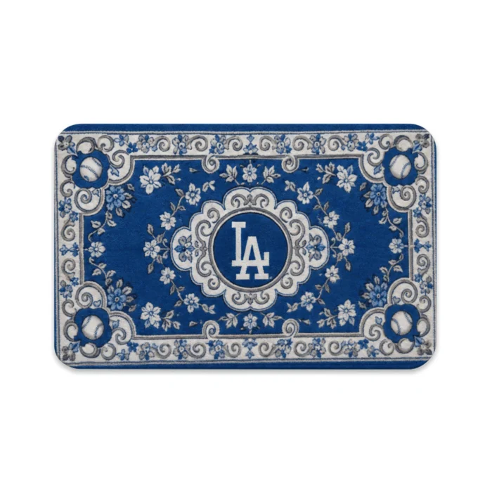 Dodgers Flannel Floor Mat